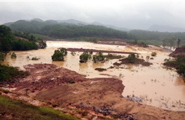 Khắc phục sự cố vỡ đập thủy lợi ở Quảng Ninh